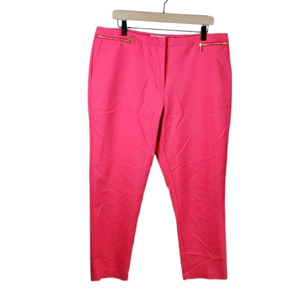 Calvin Klein Reddish Pink Ankle Pants